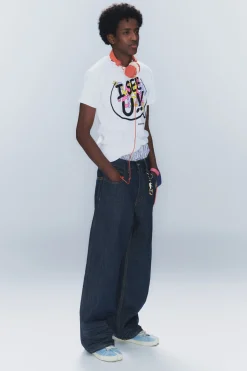 Weekday LOOSER REGULAR WAIST LOOSE STRAIGHT JEANS blue Outlet