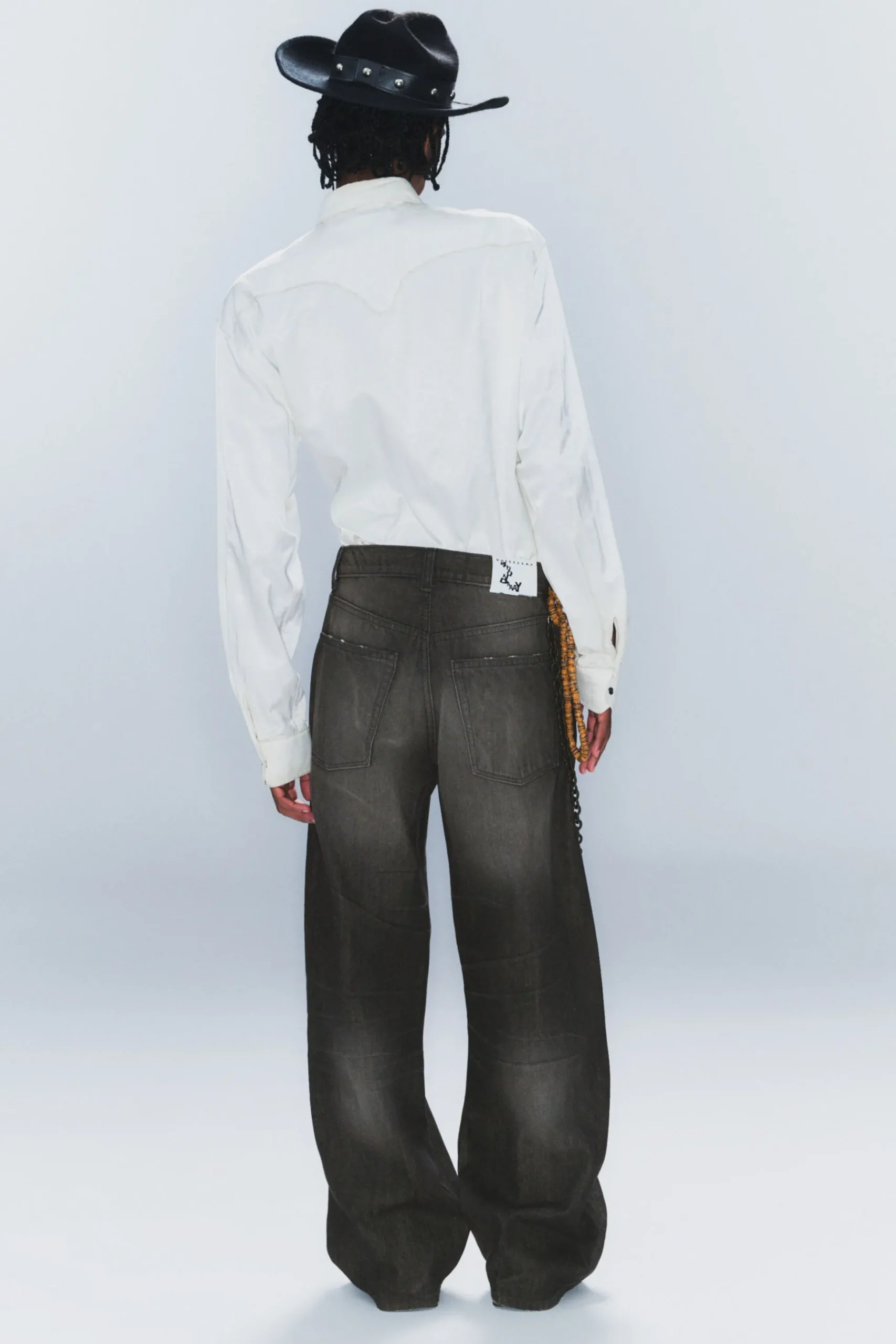 Weekday LOOSER REGULAR WAIST LOOSE STRAIGHT JEANS chafe black Discount
