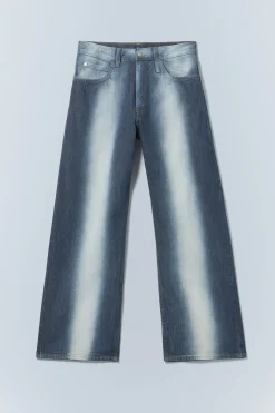 Weekday LOOSER REGULAR WAIST LOOSE STRAIGHT JEANS blue spray Hot