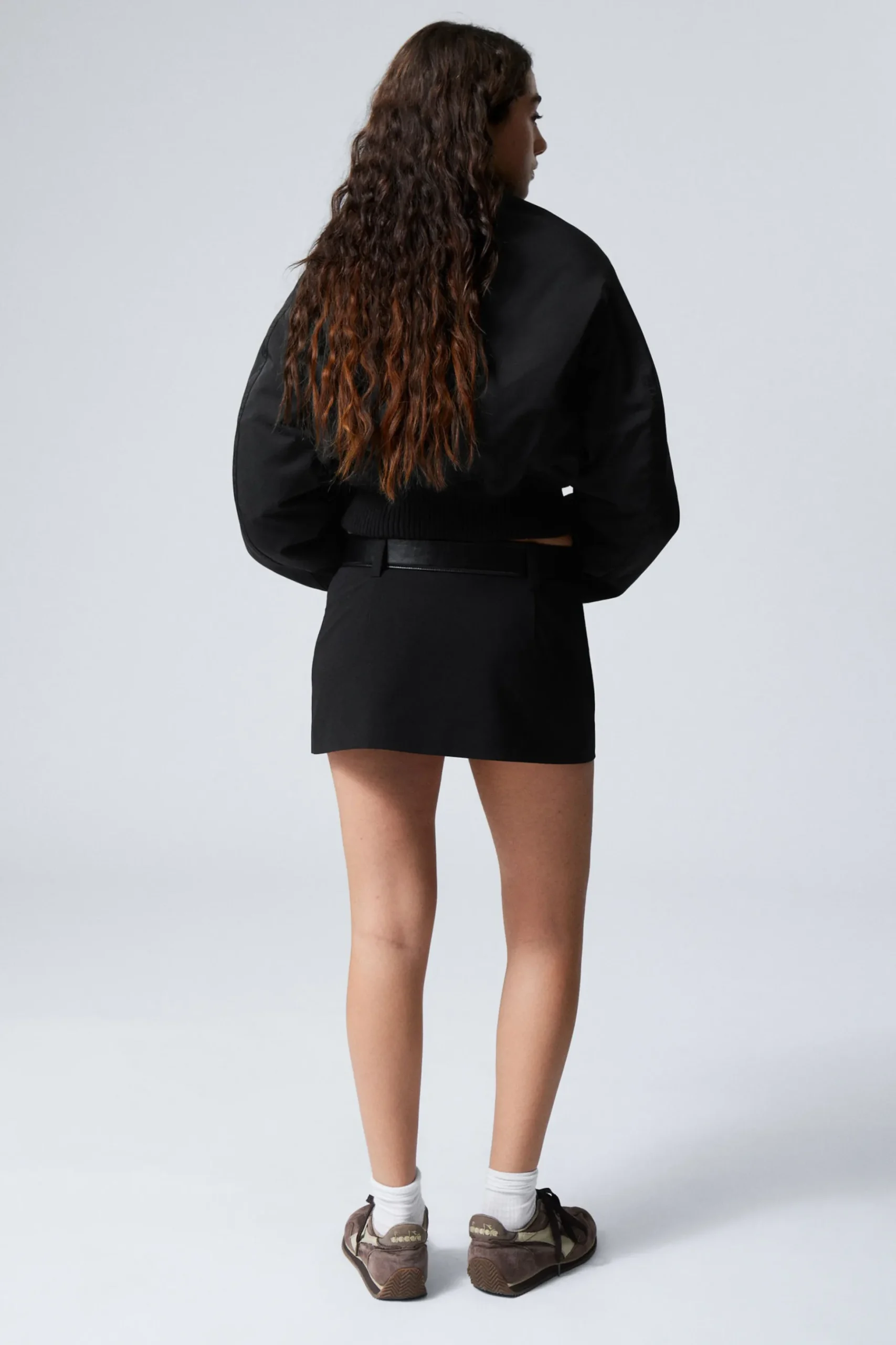 Weekday LOW WAIST MINI SKIRT black Store