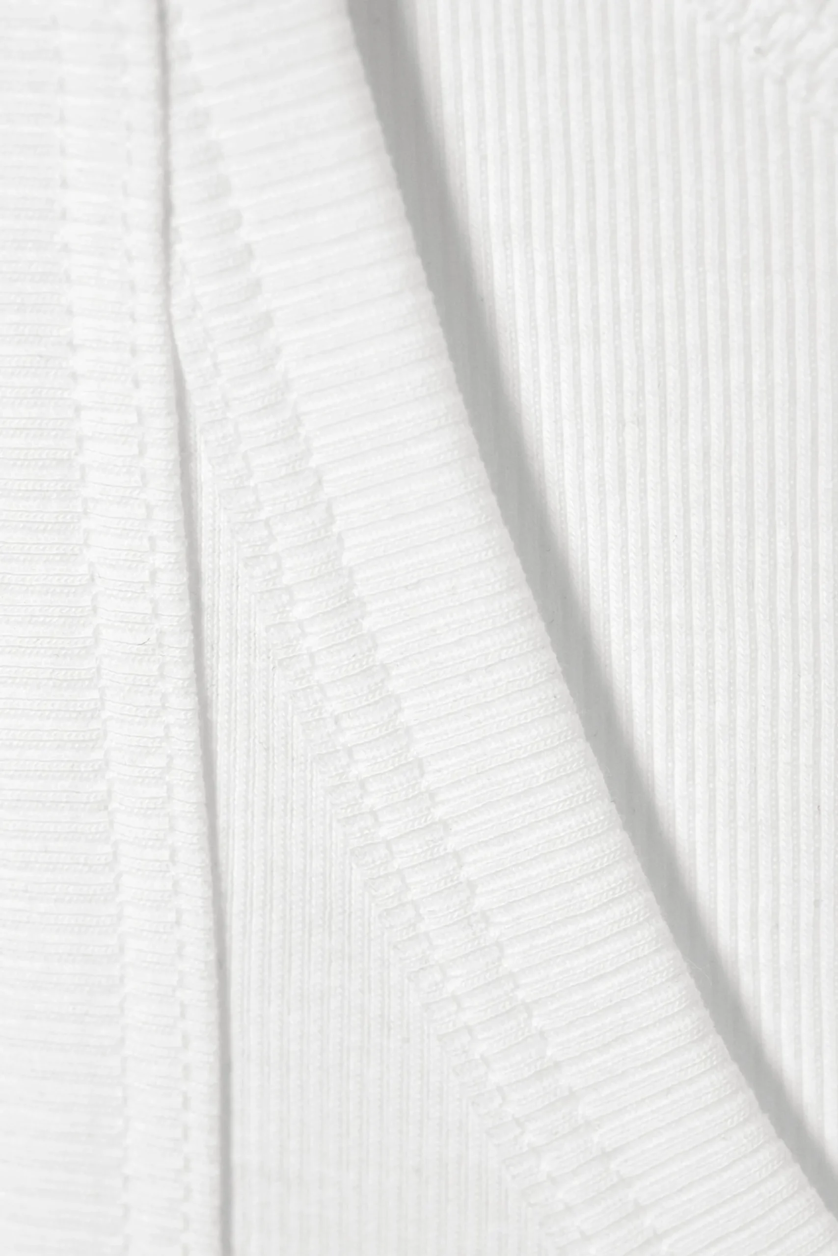 Weekday MATHEUS RIB TANK TOP white Hot