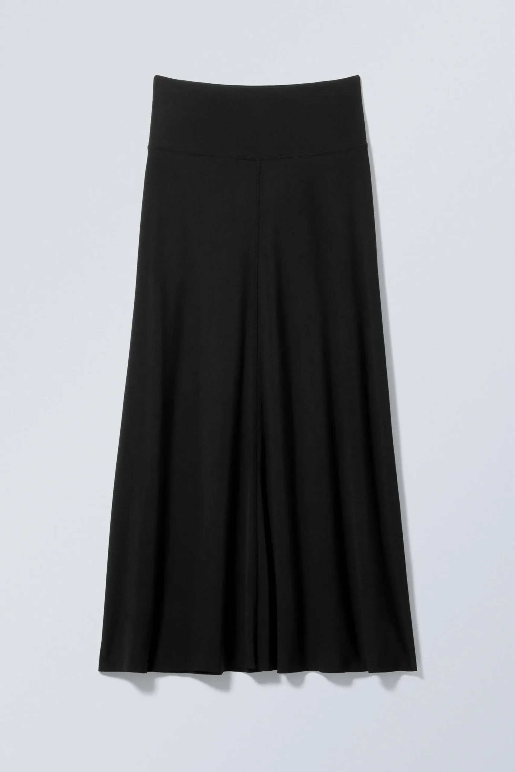 Weekday MAXI JERSEY SKIRT black Sale