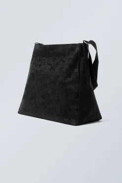 Weekday MEDIUM ZIP SHOULDER BAG black Store
