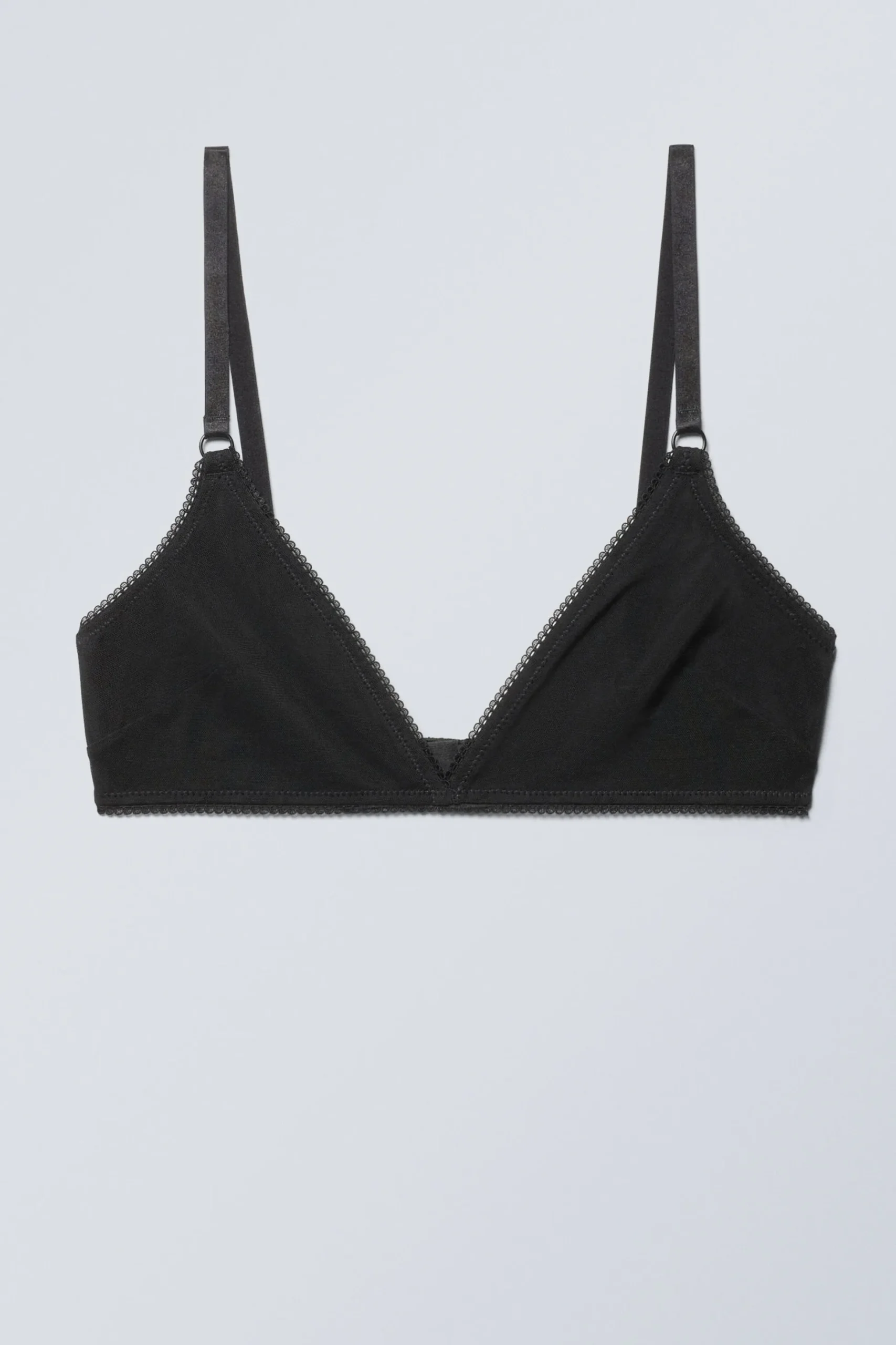 Weekday MESH TRIANGLE BRA black Hot