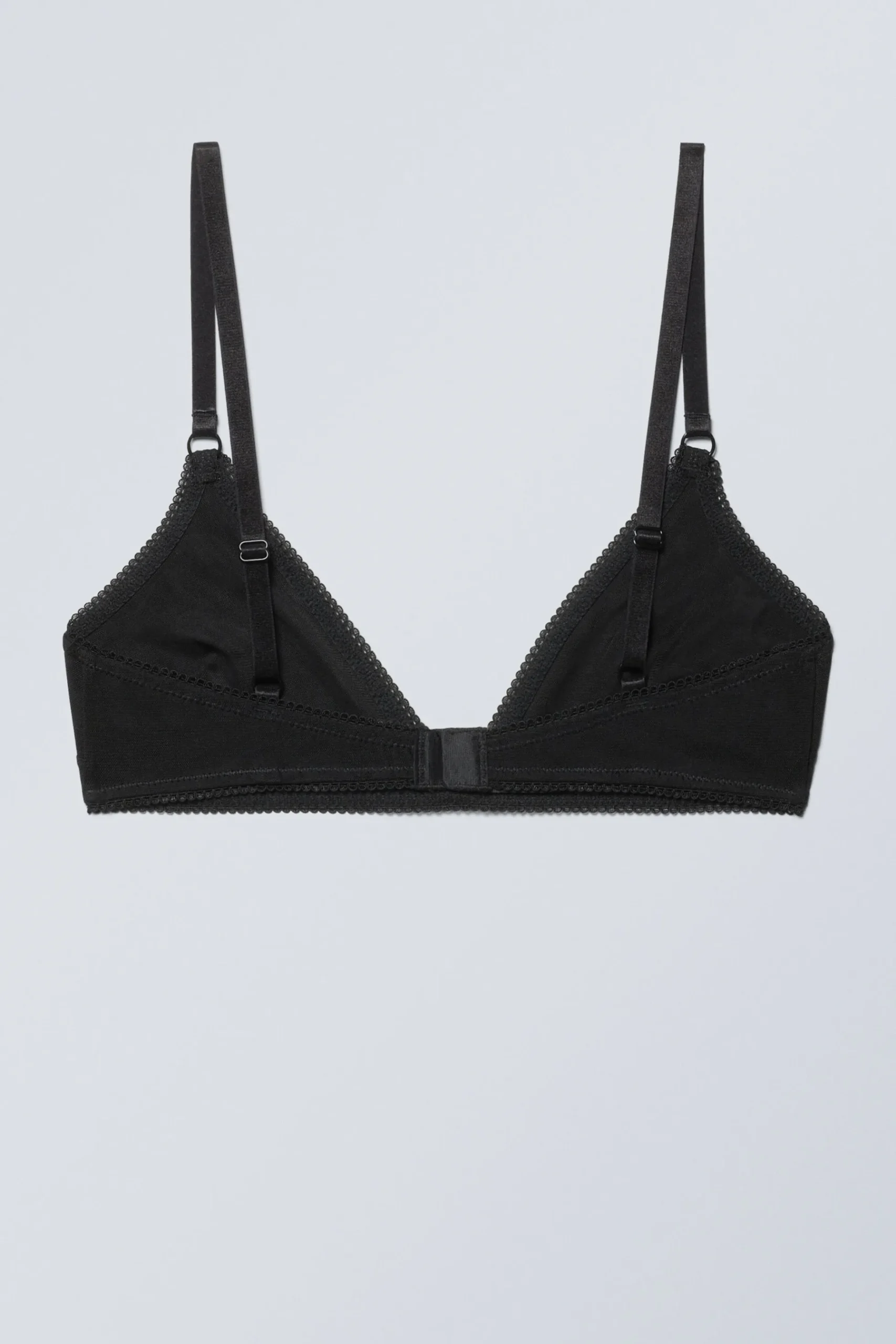Weekday MESH TRIANGLE BRA black Hot