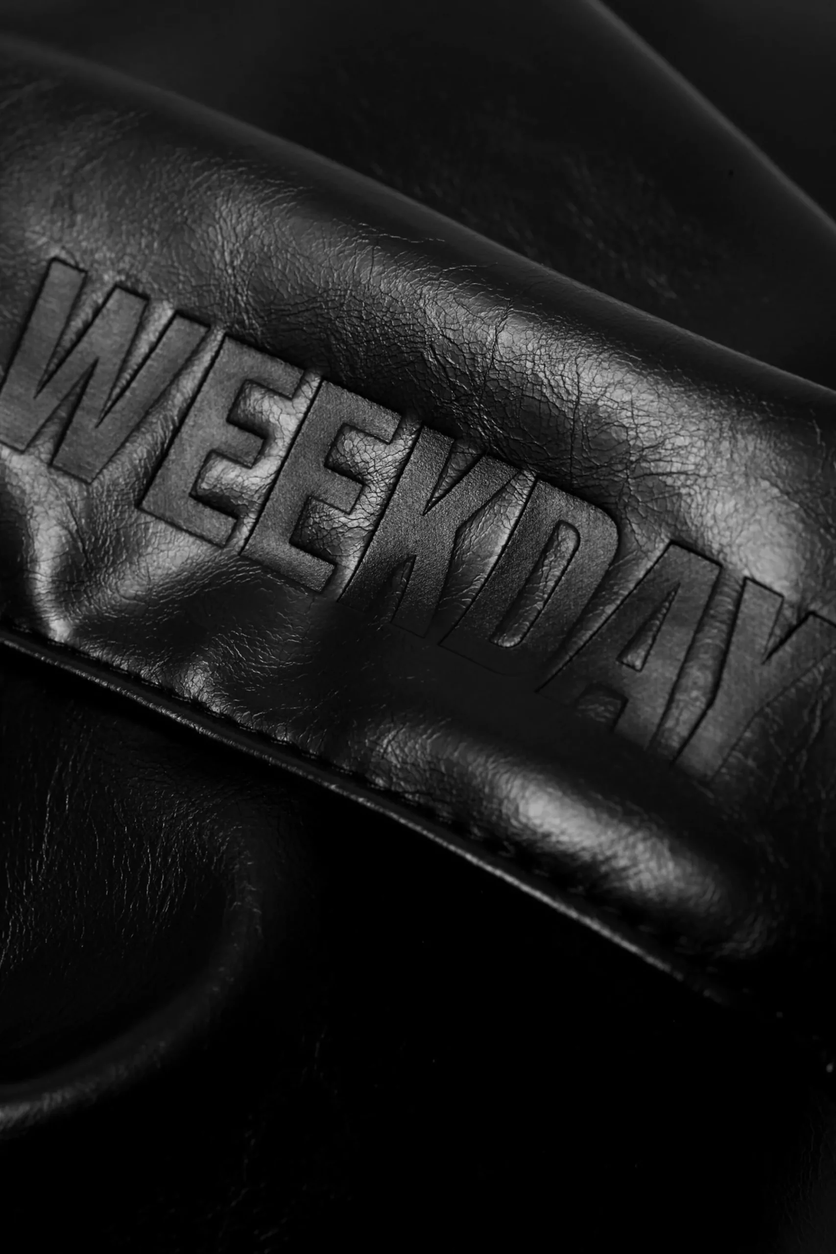 Weekday MINI FAUX LEATHER TOTE black Best Sale