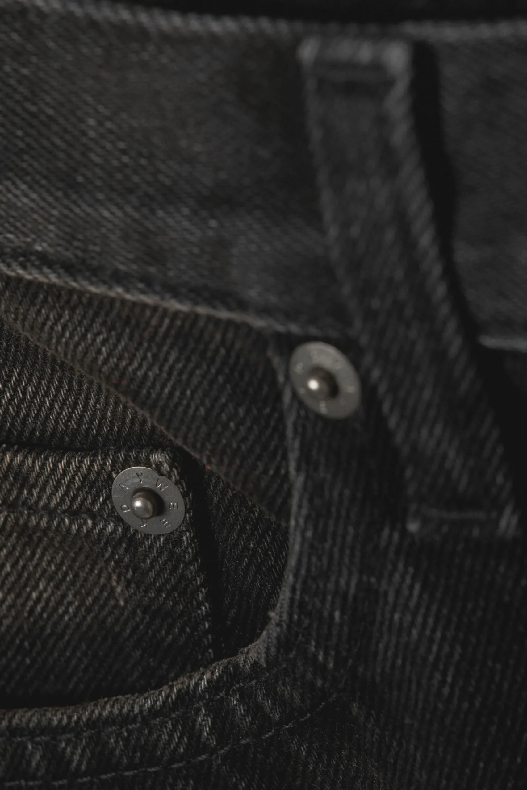 Weekday MOON MID RISE REGULAR BOOTCUT LEG JEANS deep night black Clearance