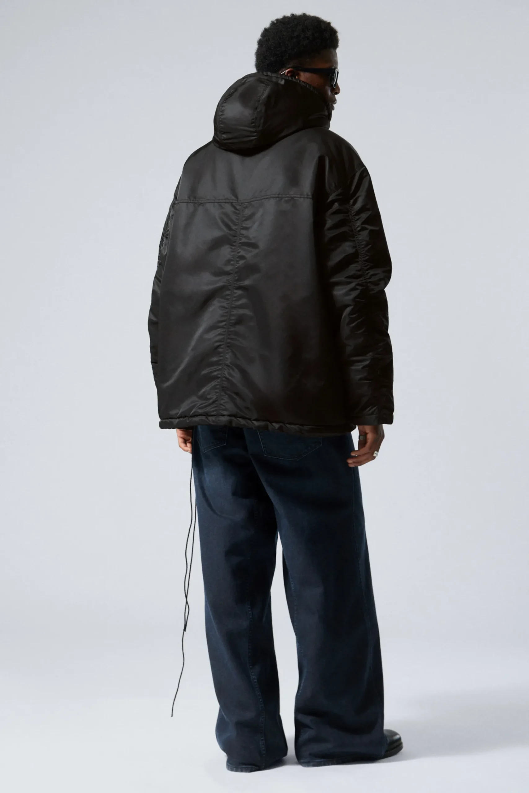 Weekday NYLON PADDED PARKA JACKET black Fashion