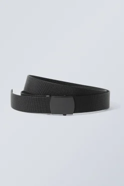 Weekday NYLON WEBBING BELT black Hot