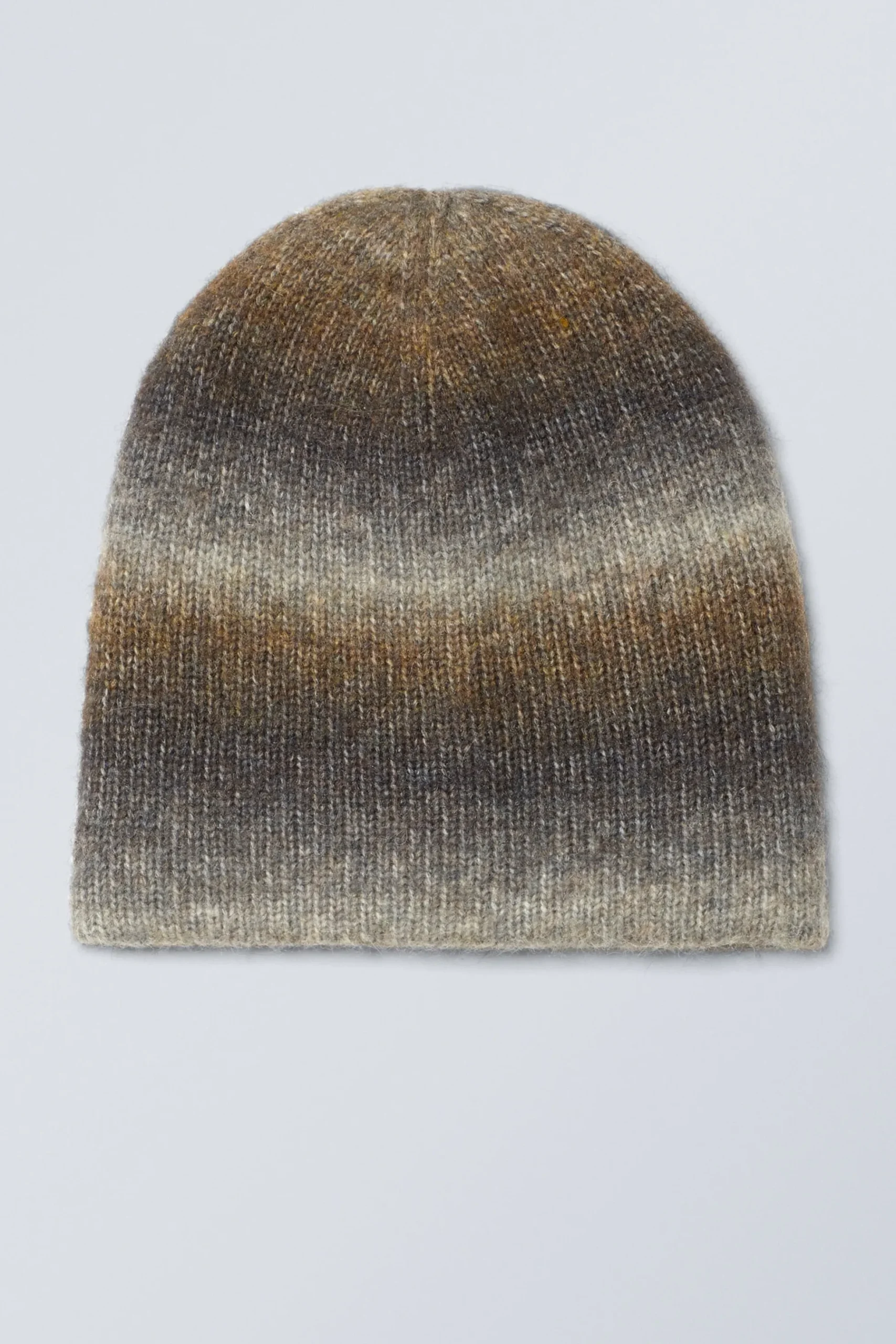 Weekday OMBRE STRIPED BEANIE dusty beige Sale