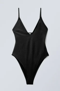 Weekday OPEN BACK SWIMSUIT black Online