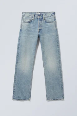 Weekday ORBIT MID RISE REGULAR STRAIGHT LEG JEANS seventeen blue medium blue Flash Sale