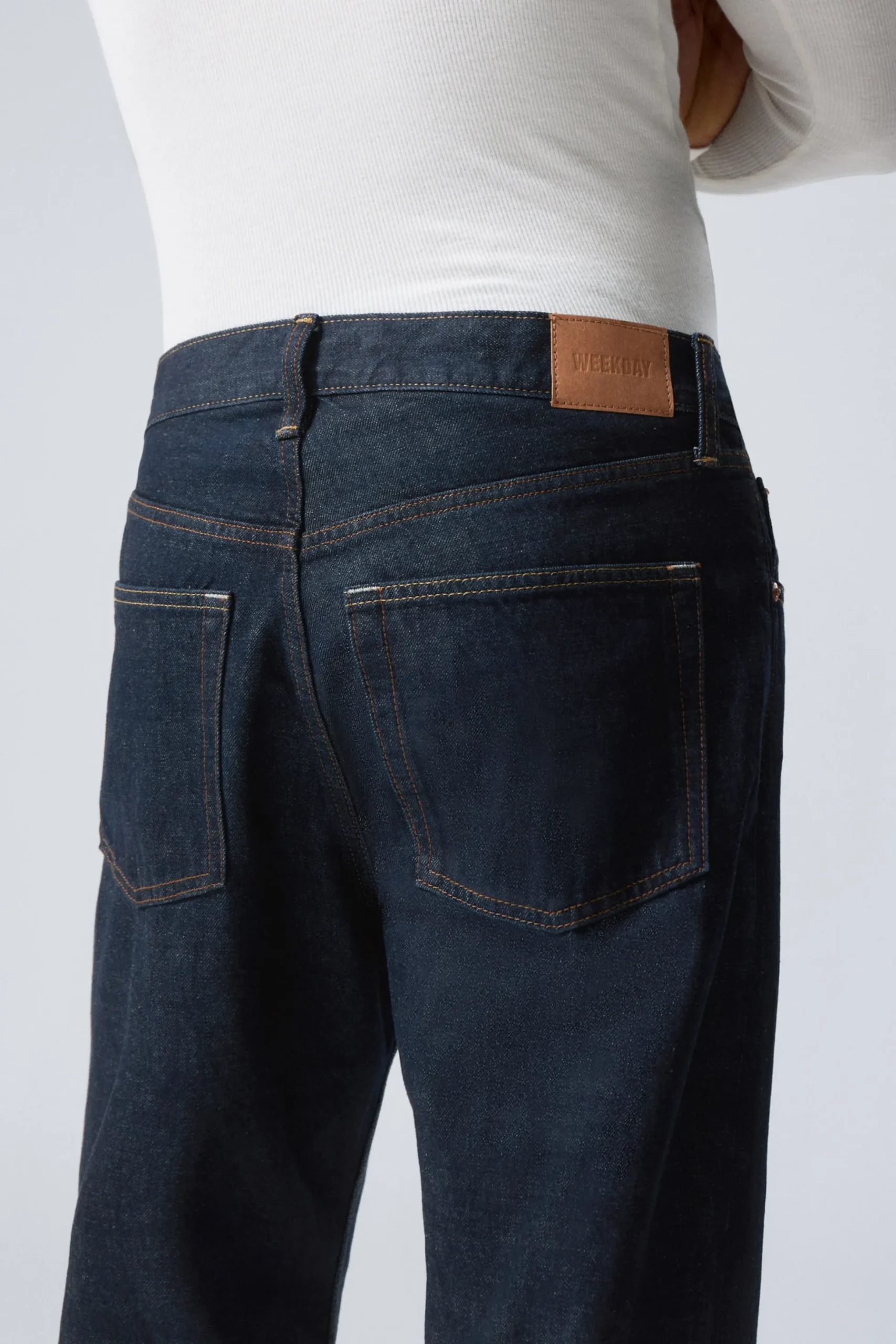 Weekday ORBIT MID RISE REGULAR STRAIGHT LEG JEANS blue rinse Flash Sale