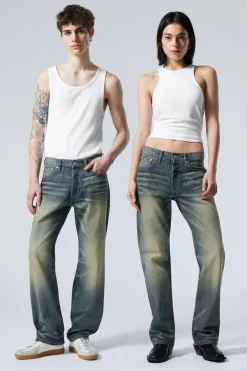 Weekday ORBIT MID RISE REGULAR STRAIGHT LEG JEANS carson blue medium blue Discount