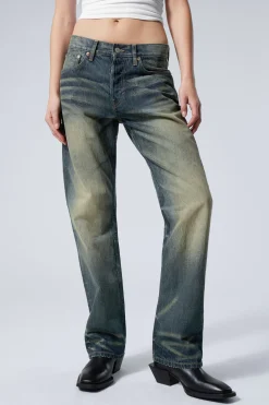 Weekday ORBIT MID RISE REGULAR STRAIGHT LEG JEANS carson blue medium blue Discount