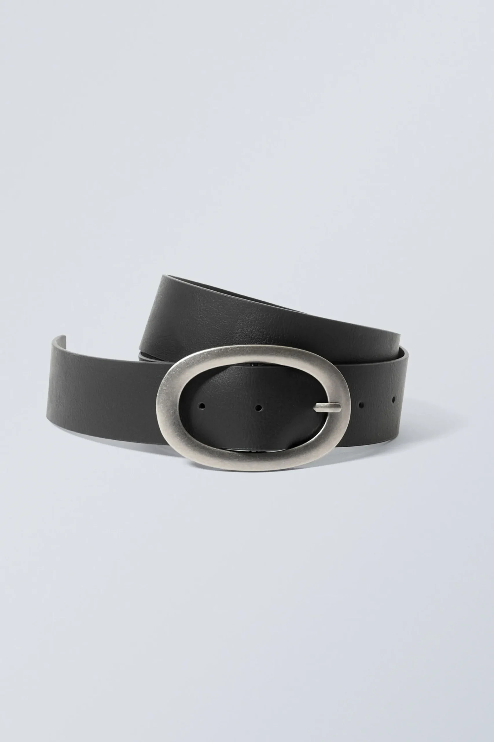 Weekday OVAL BELT black Hot