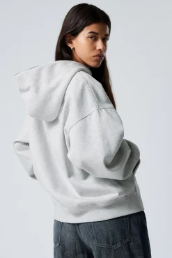 Weekday OVERSIZED HEAVYWEIGHT HOODIE light grey melange Cheap