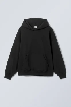 Weekday OVERSIZED HEAVYWEIGHT HOODIE black Best Sale