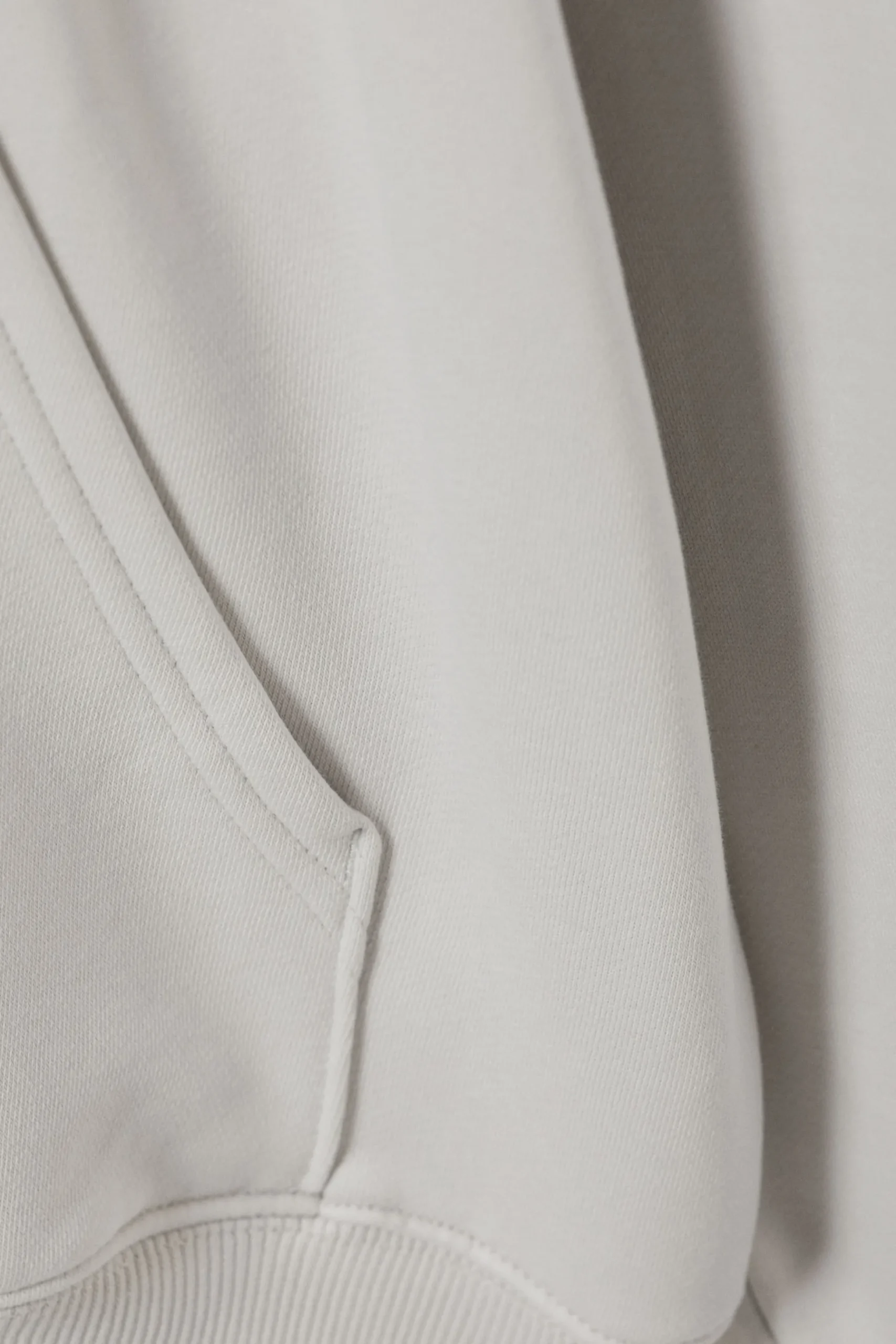 Weekday OVERSIZED HEAVYWEIGHT HOODIE light mole Clearance