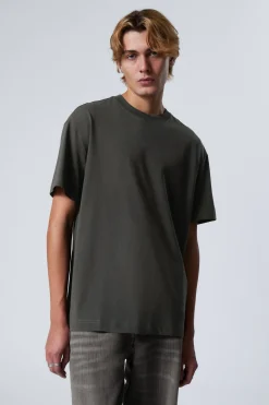 Weekday OVERSIZED HEAVYWEIGHT T-SHIRT off black Cheap