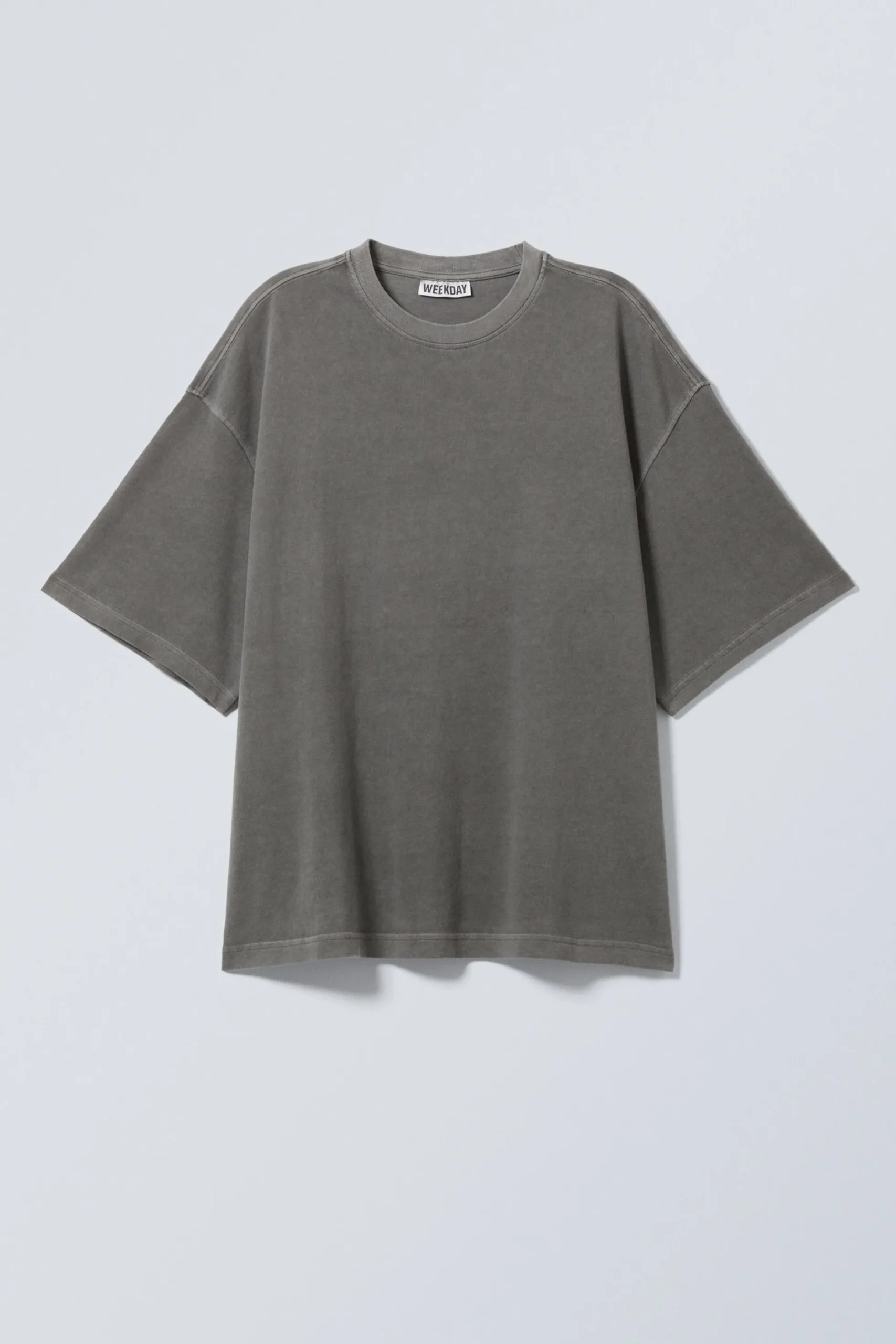 Weekday OVERSIZED HEAVYWEIGHT T-SHIRT washed black Fashion