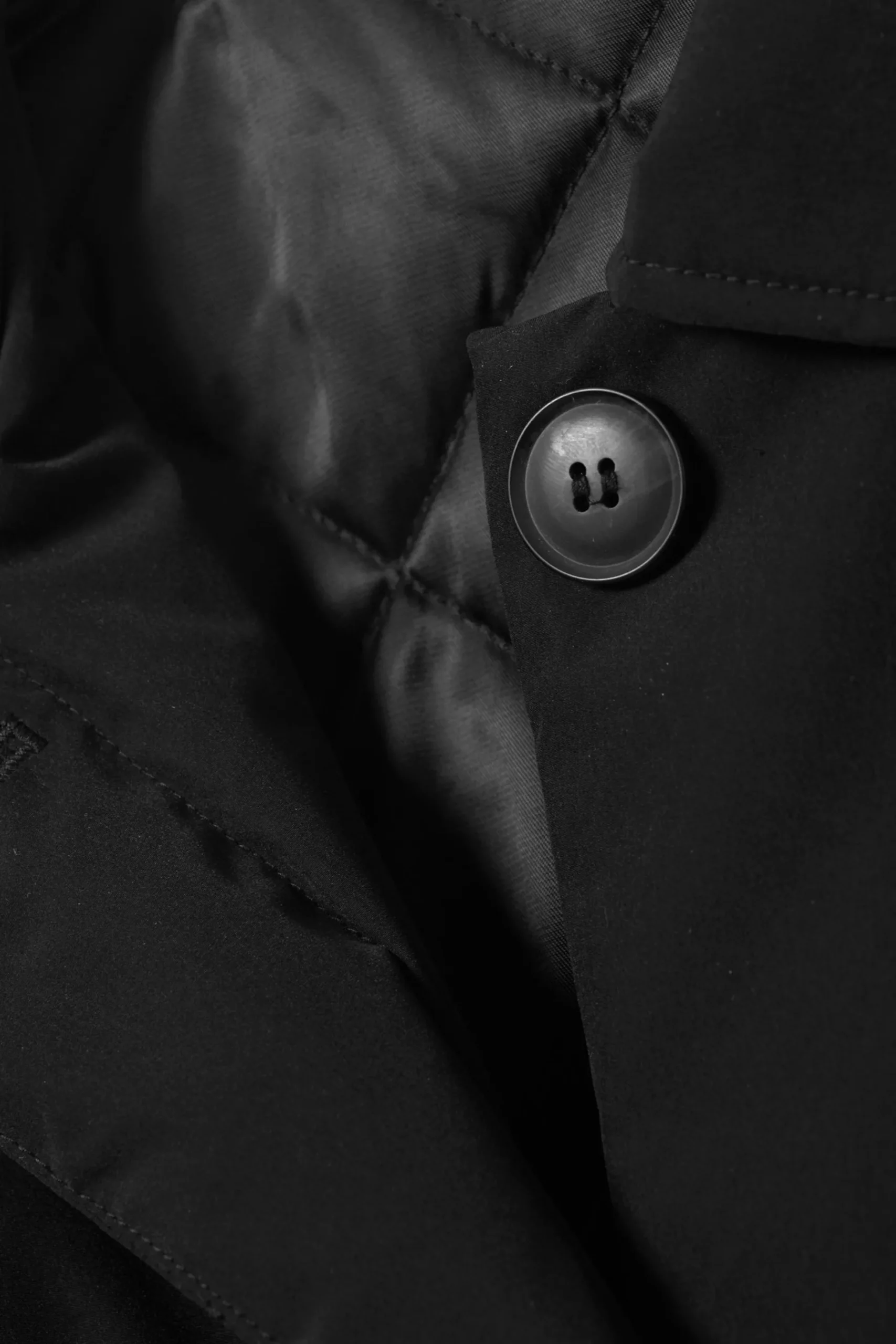 Weekday OVERSIZED PADDED CAR COAT black Sale