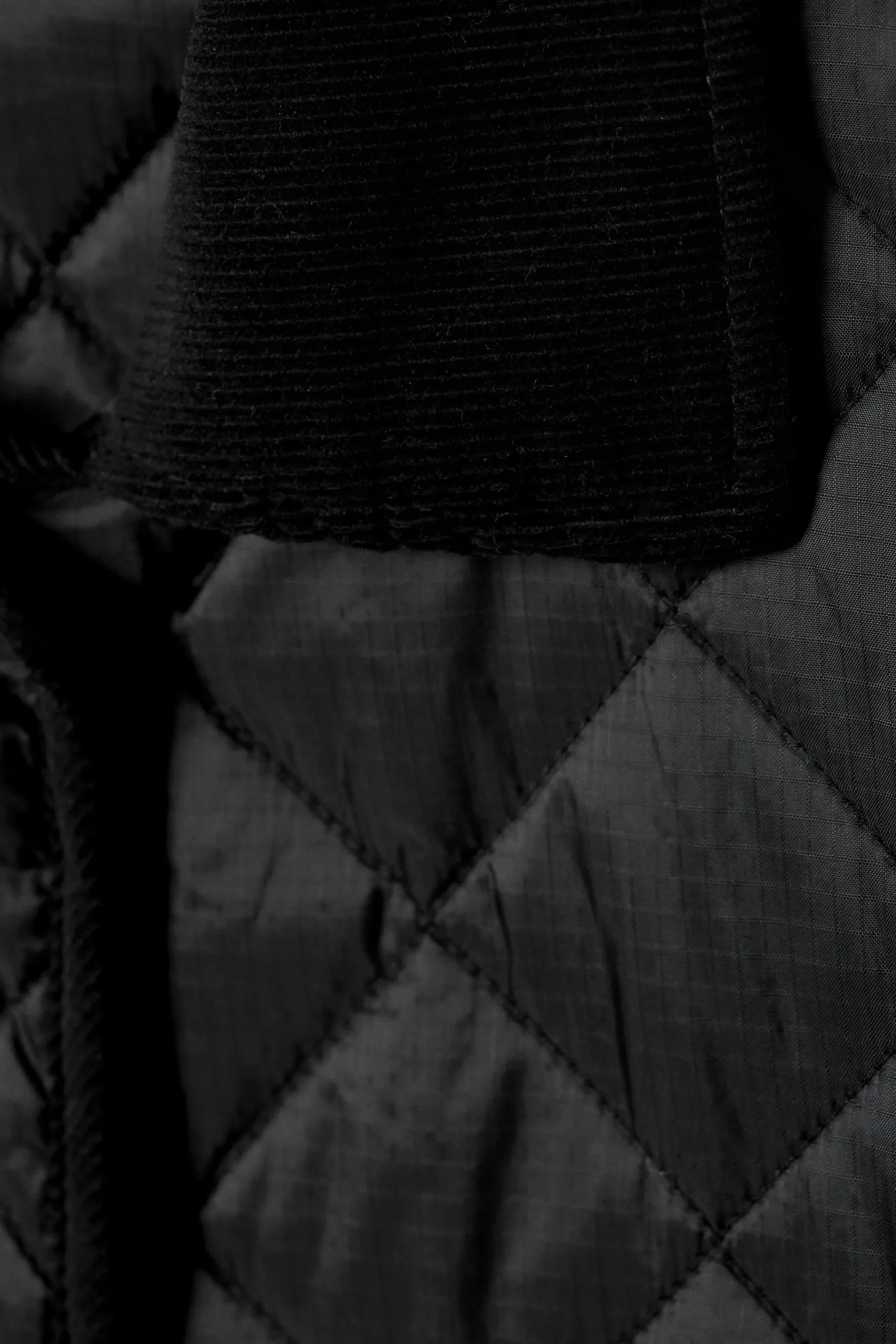 Weekday OVERSIZED QUILTED LINER JACKET black Discount