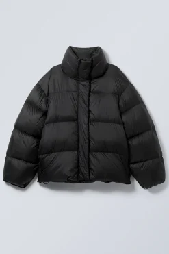 Weekday OVERSIZED RECYCLED DOWN PUFFER JACKET black Fashion