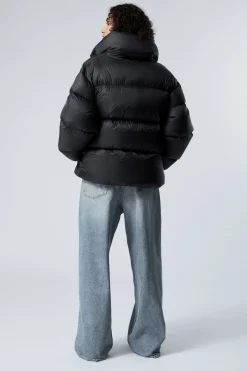 Weekday OVERSIZED RECYCLED DOWN PUFFER JACKET black Fashion