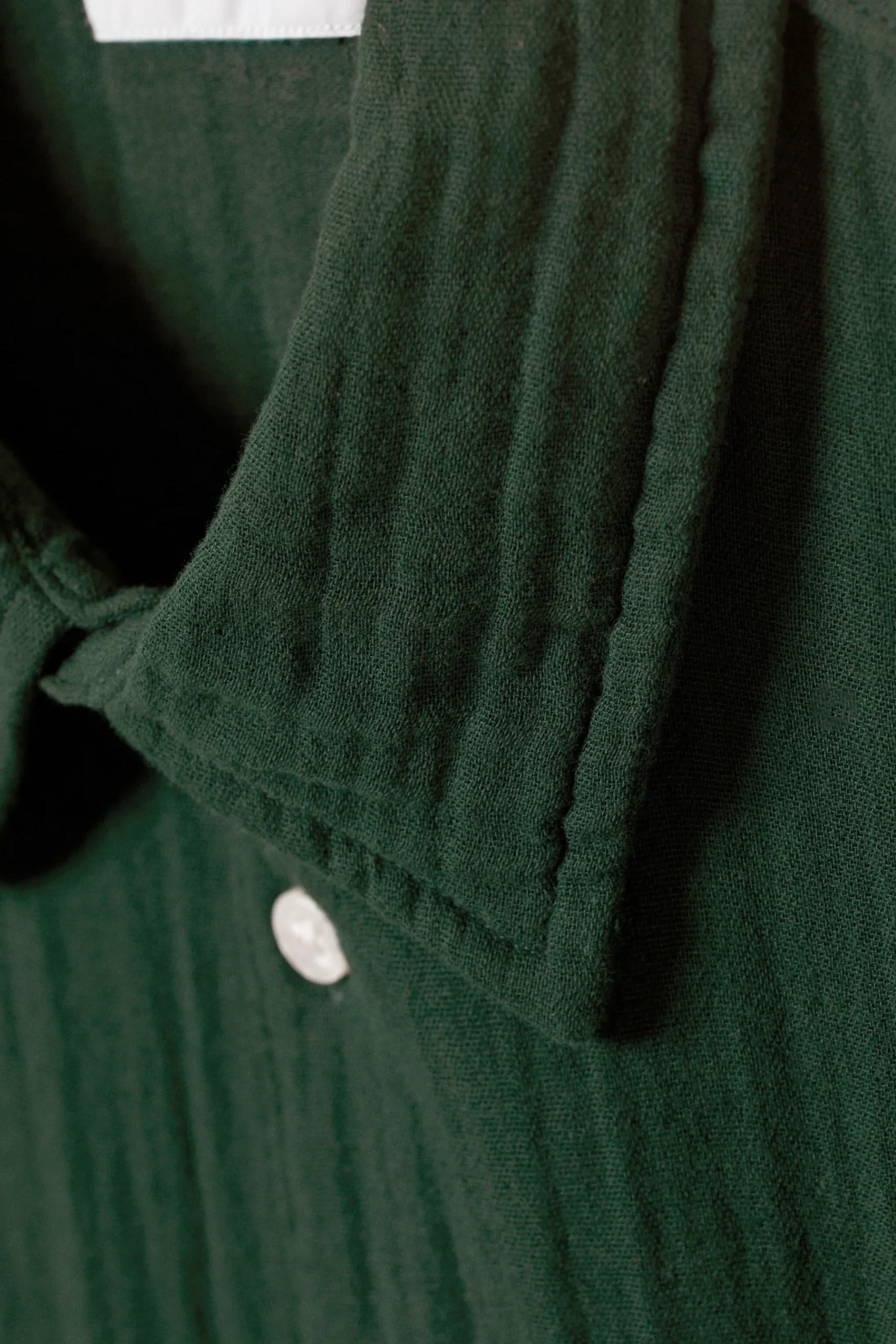 Weekday OVERSIZED STRUCTURED SHORT SLEEVE SHIRT dark green Online