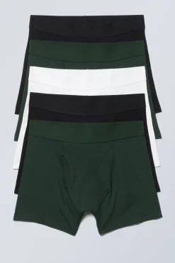 Weekday 5-PACK BOXER BRIEFS black green white Cheap