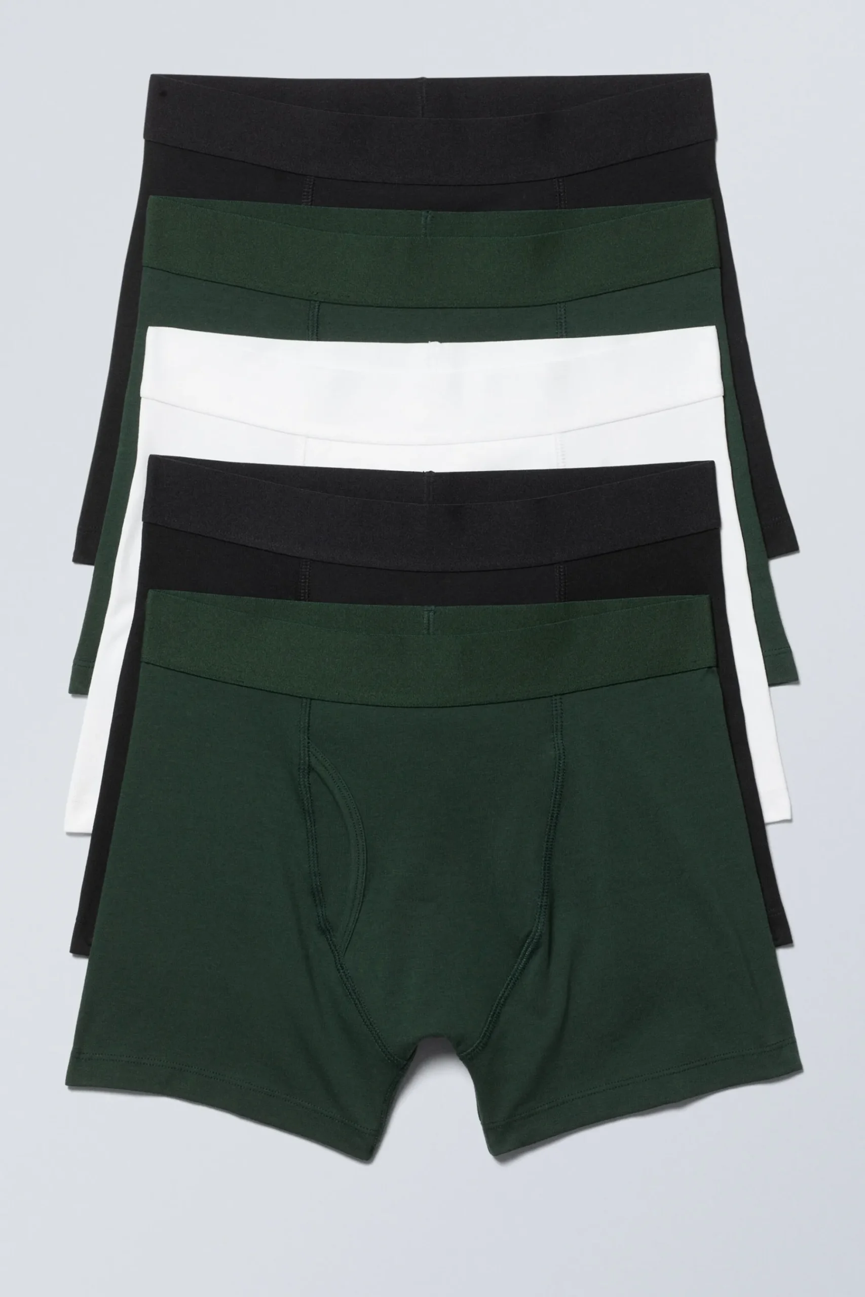 Weekday 5-PACK BOXER BRIEFS black green white Cheap