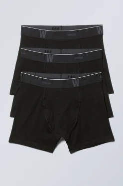 Weekday 3-PACK LOGO BOXER BRIEFS black Fashion