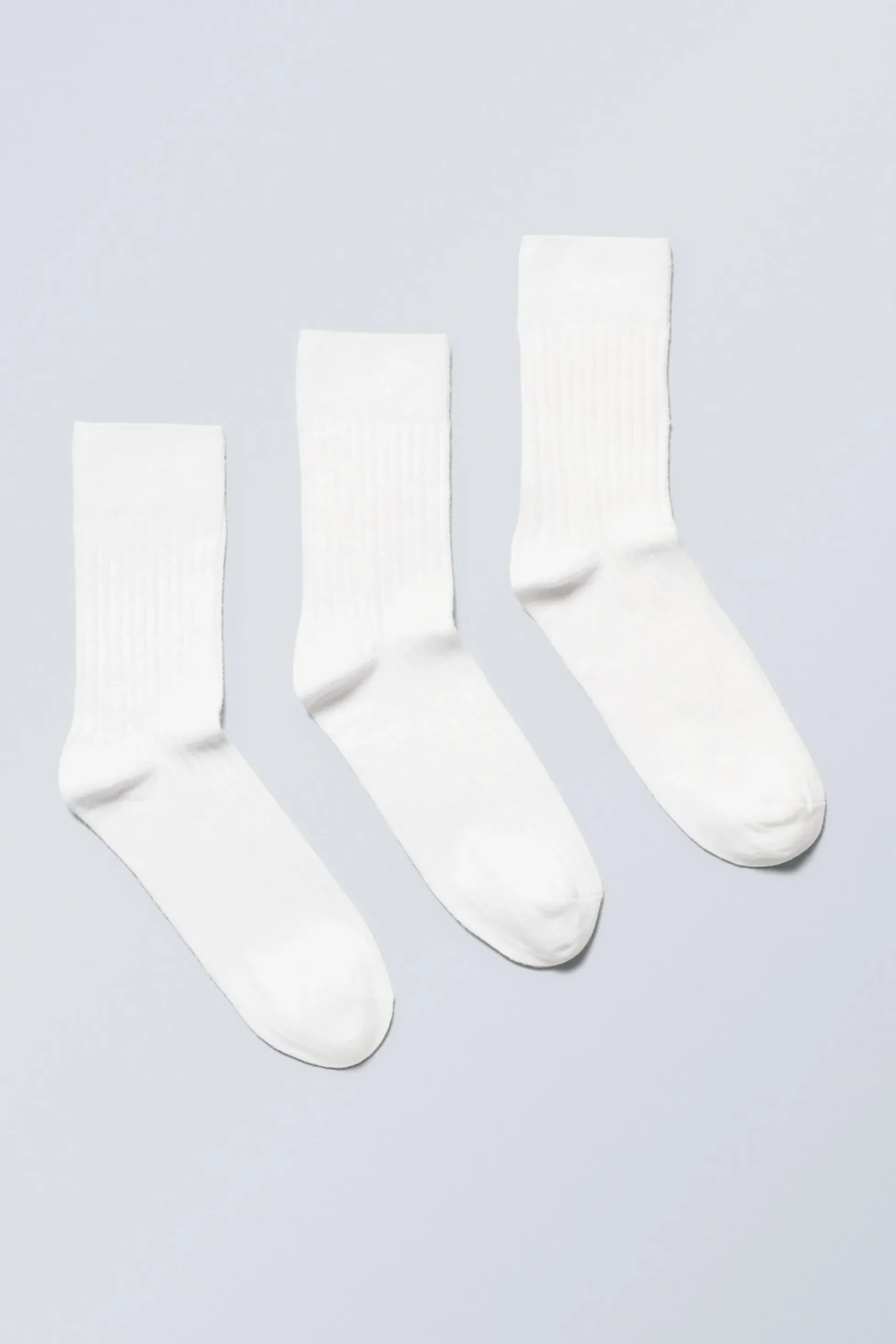 Weekday 3-PACK SELMA SOCKS white Hot