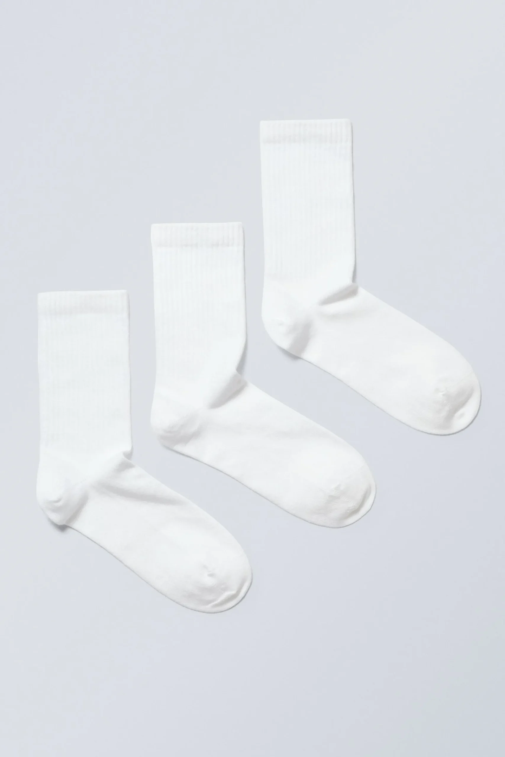 Weekday 3-PACK SPORT SOCKS white Discount