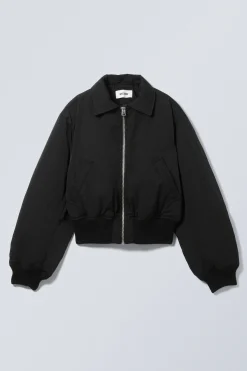 Weekday PADDED BOMBER JACKET black Best
