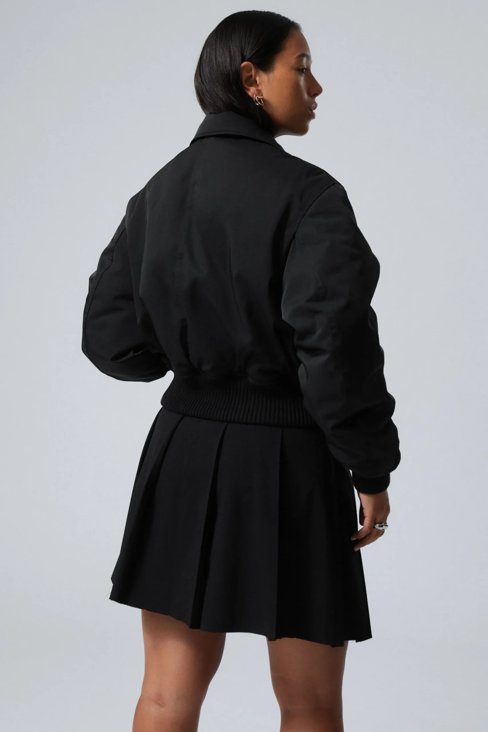 Weekday PADDED BOMBER JACKET black Best