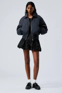 Weekday PADDED BOMBER JACKET dark blue Outlet