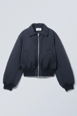 Weekday PADDED BOMBER JACKET dark blue Outlet