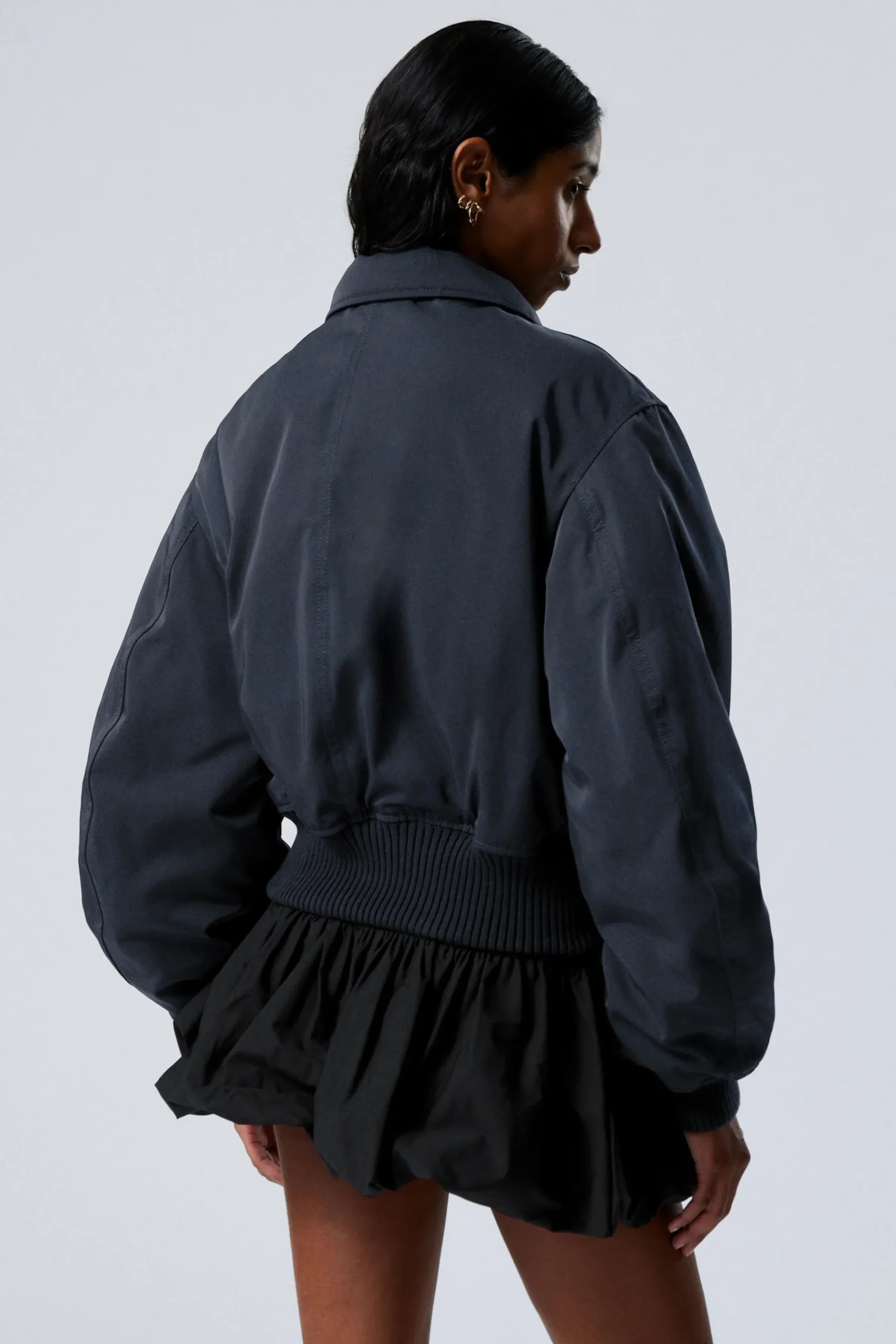 Weekday PADDED BOMBER JACKET dark blue Outlet