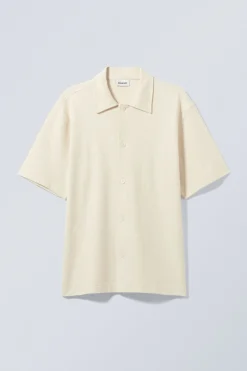 Weekday PASS SHORT SLEEVE SHIRT vanilla Shop