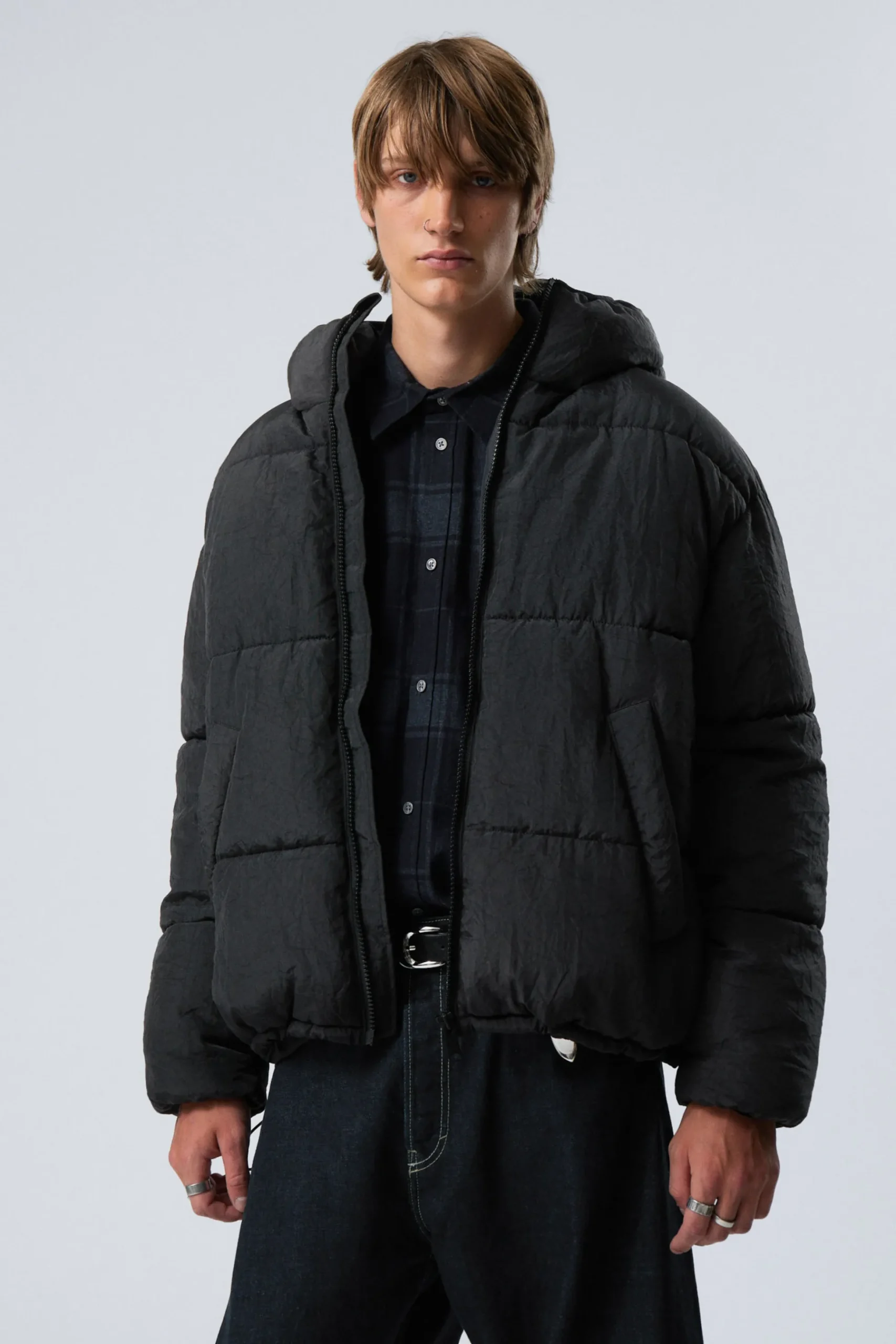 Weekday PAT PUFFER JACKET black Shop