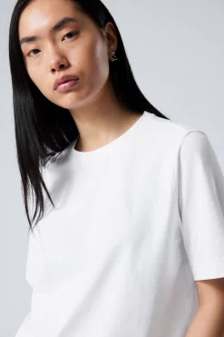 Weekday PERFECT BOXY T-SHIRT white Sale