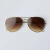 Weekday PILOT SUNGLASSES metal Best