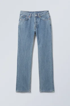 Weekday PIN MID RISE REGULAR STRAIGHT LEG JEANS 90s blue medium blue Online