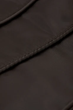 Weekday PIPED SHOULDER BAG dark brown Discount