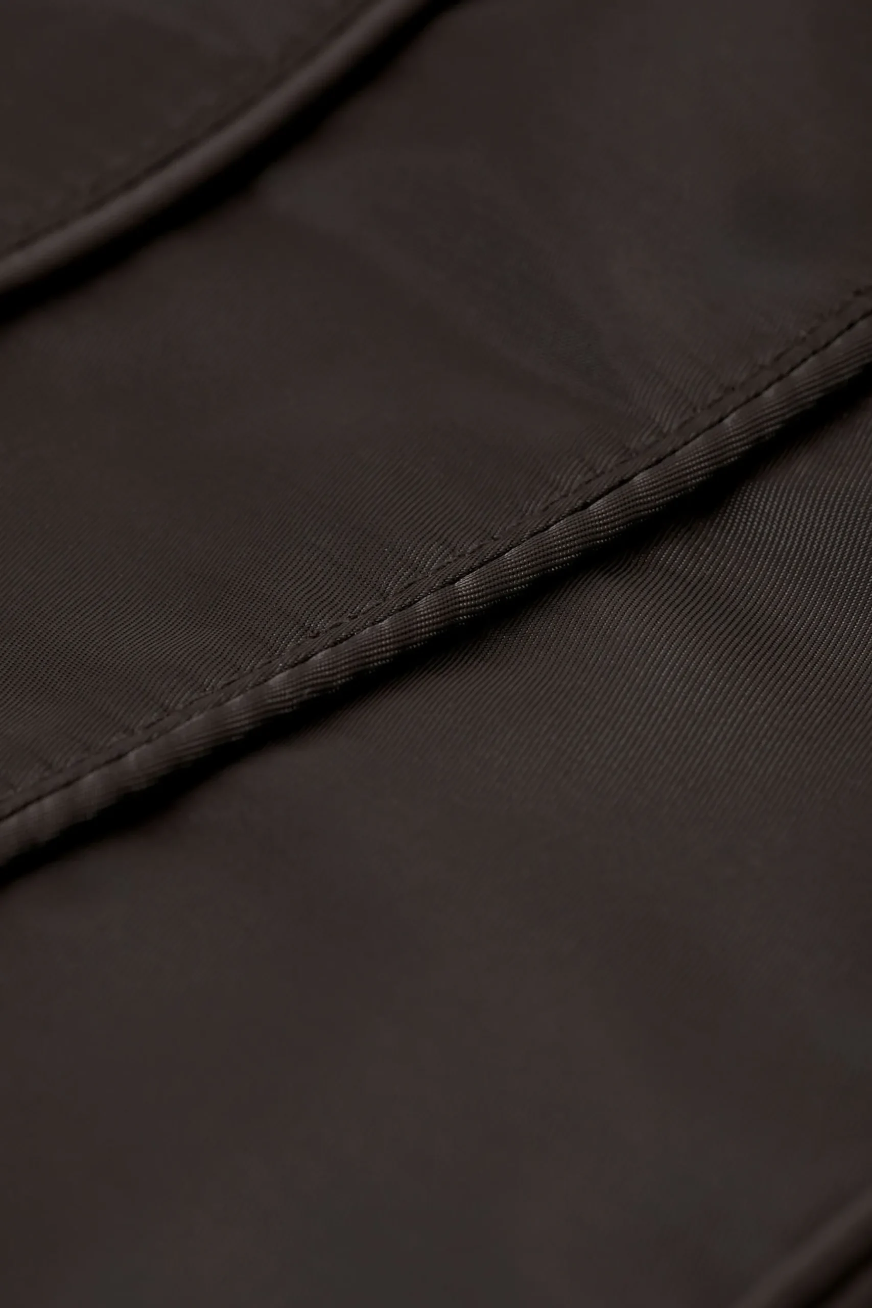 Weekday PIPED SHOULDER BAG dark brown Discount