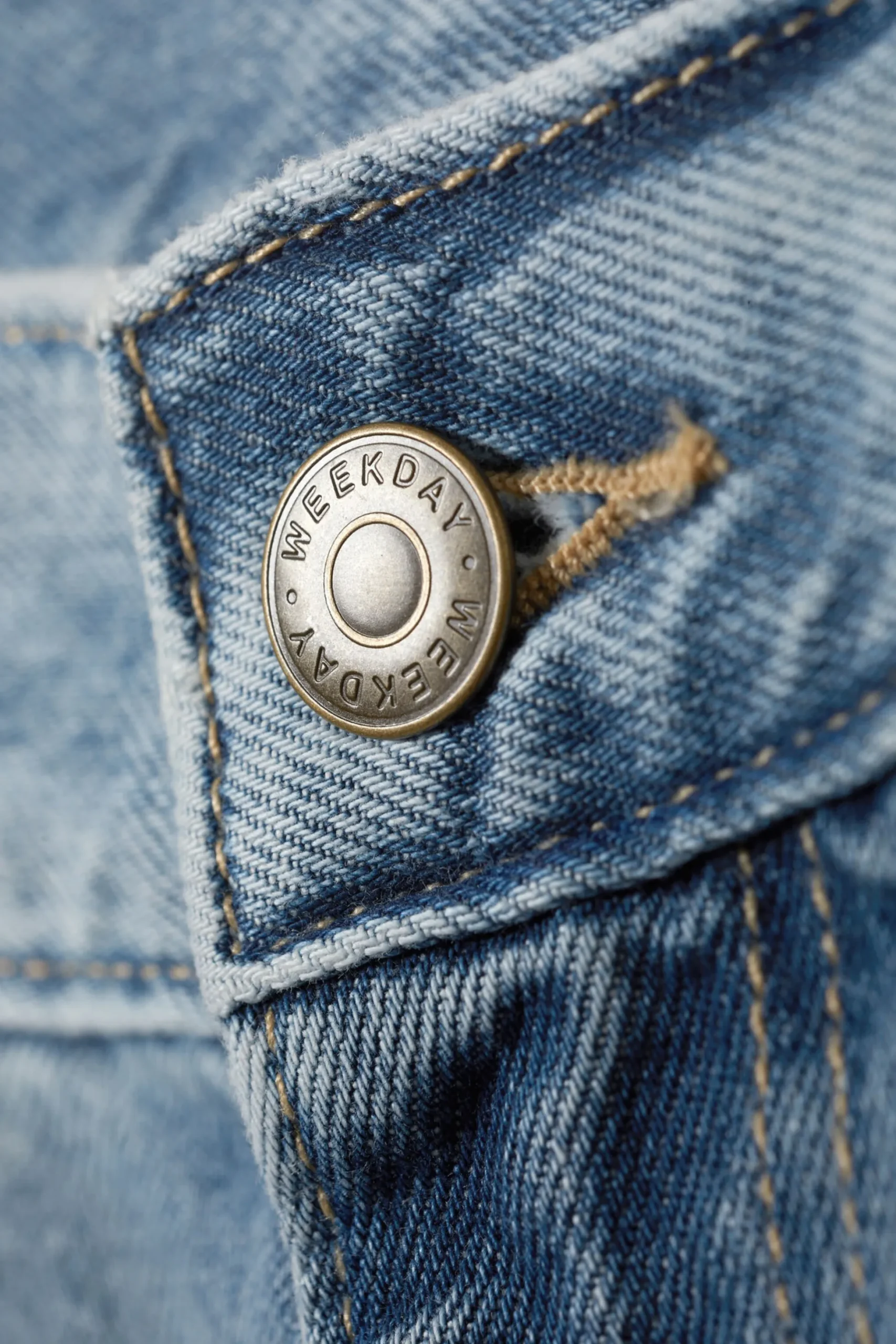Weekday RAIL MID RISE LOOSE WIDE LEG JEANS tide blue light blue Sale
