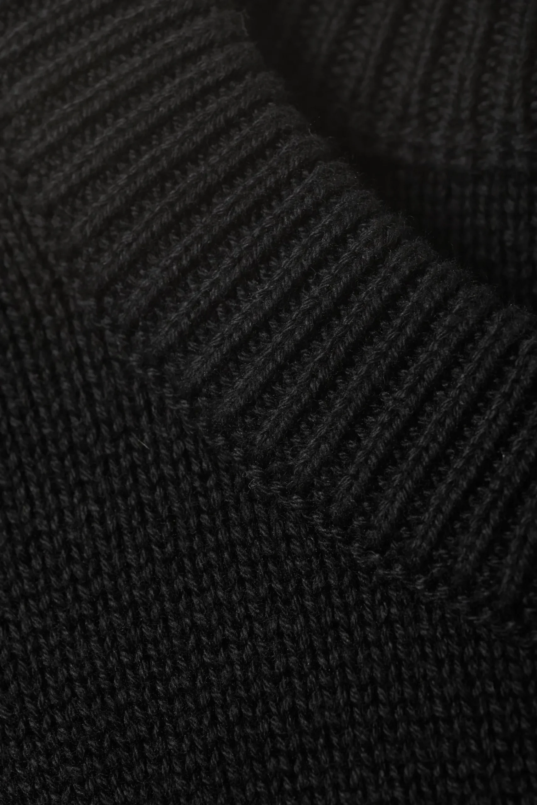 Weekday REGULAR KNITTED COTTON SWEATER black Discount