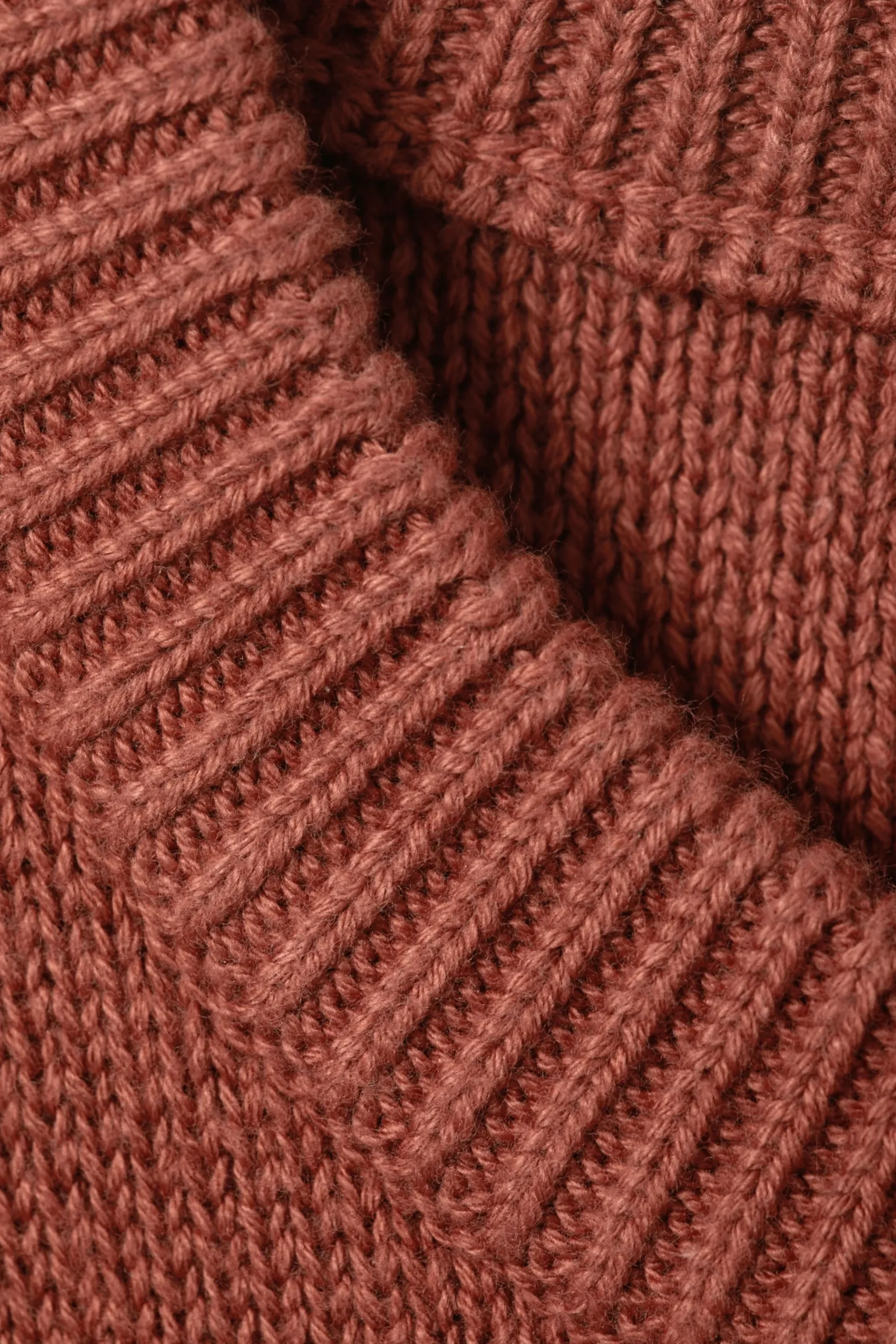 Weekday REGULAR KNITTED COTTON SWEATER dusty coral New